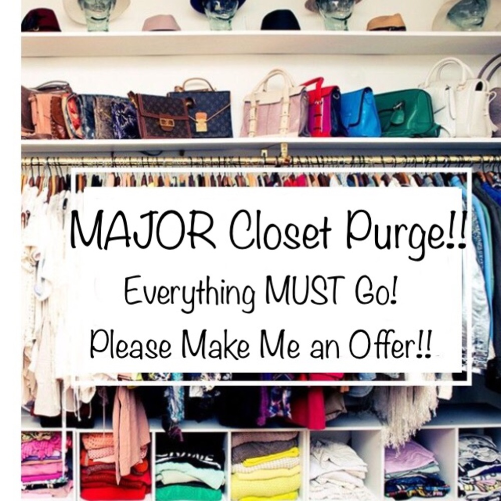 Make me an Offer! MAJOR Closet Purge!!!